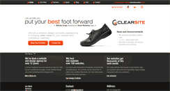 Desktop Screenshot of clearsitecreative.com